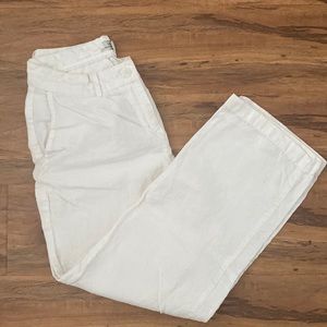 LL Bean classic fit 100% linen pants